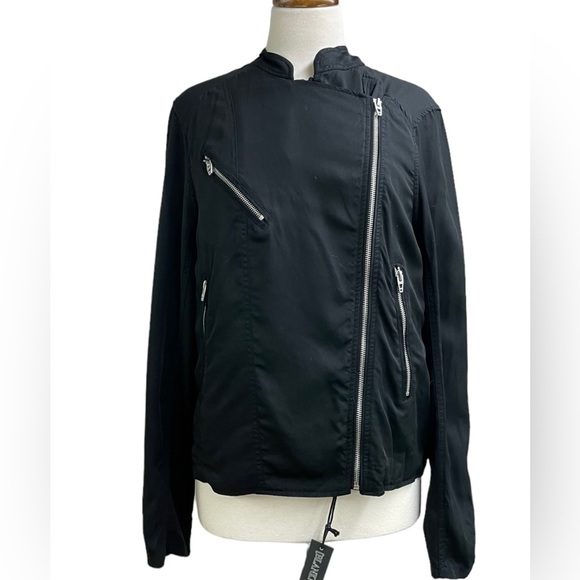 Blank NYC NWT black moto jacket with double zipper Large - Picture 2 of 15